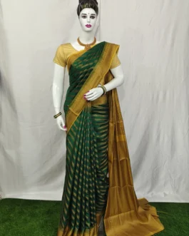 Banarasi Green Color Saree