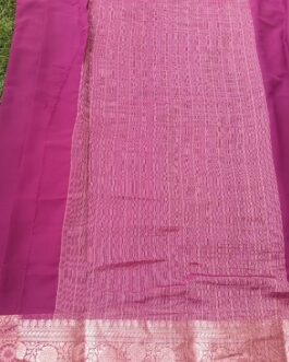 CHIFFON SAREE WITH RICH BORDER PREMIUM
