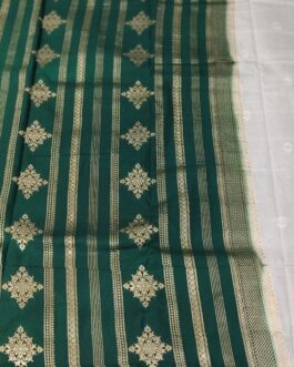 CRAPE VISCOSE SAREE BIG BORDER