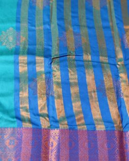 KANJIVARAM SILK SAREE BEAUTIFUL BUTTA WITH RICH BORDER.