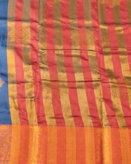 KANJIVARAM SILK SAREE BEAUTIFUL BUTTA WITH RICH BORDER.