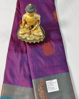KANJIVARAM SILK SAREE BEAUTIFUL BUTTA WITH RICH BORDER.