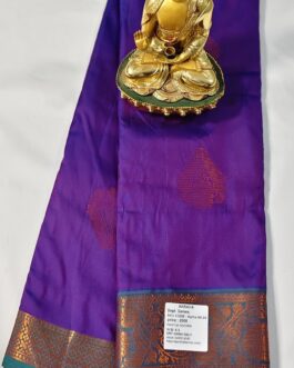 KANJIVARAM SILK SAREE BEAUTIFUL BUTTA WITH RICH BORDER.