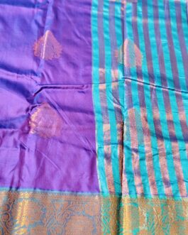 KANJIVARAM SILK SAREE BEAUTIFUL BUTTA WITH RICH BORDER.
