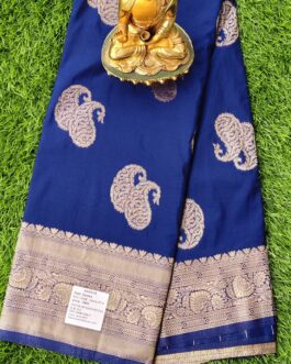 SEMI MYSORE SILK WITH VISCOSE SAREE