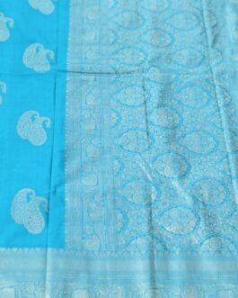 SEMI MYSORE SILK WITH VISCOSE SAREE