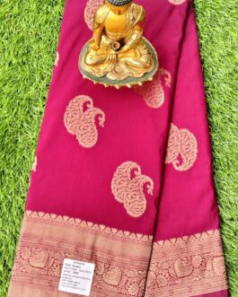 SEMI MYSORE SILK WITH VISCOSE SAREE