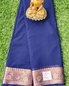 CHIFFON SAREE WITH RICH BORDER PREMIUM.
