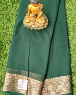 CHIFFON SAREE WITH RICH BORDER PREMIUM