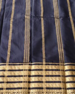 SEMI MYSORE SILK SAREE BIG BORDER