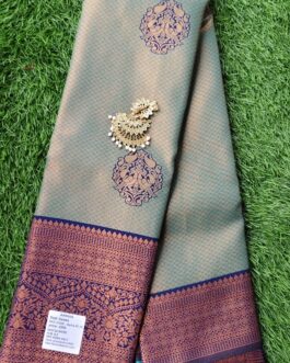 BANARASI SILK SAREE PEACOCK BUTTA WITH RICH BORDER
