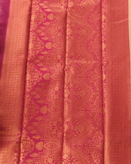 BANARASI SILK SAREE PEACOCK BUTTA WITH RICH BORDER