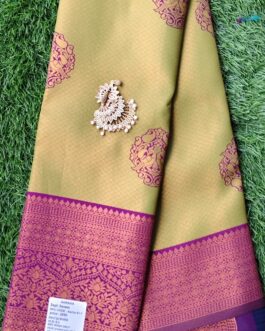 BANARASI SILK SAREE PEACOCK BUTTA WITH RICH BORDER