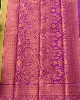 BANARASI SILK SAREE PEACOCK BUTTA WITH RICH BORDER