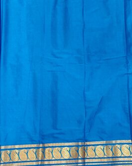 Semi mysore silk saree big border premium