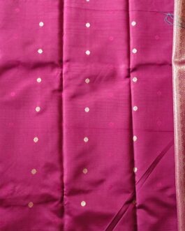 Banarasi silk saree checks design rich border