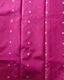 Banarasi silk saree checks design rich border