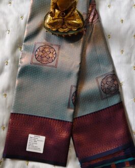 Banarasi silk saree butta design rich border