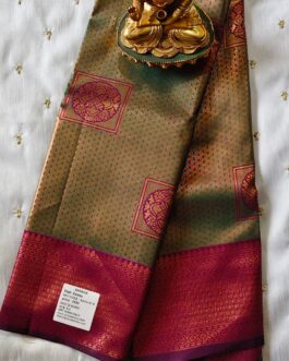 Banarasi silk saree butta design rich border