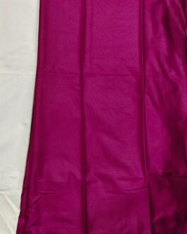 Semi mysore silk saree contrast border