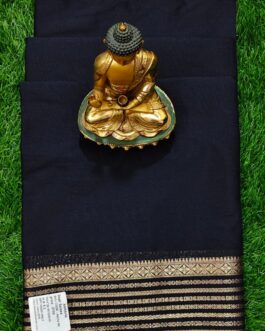 Semi mysore silk saree rich border