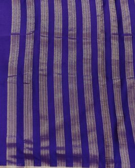Semi mysore silk saree unique border